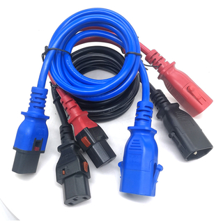 Heavy-Duty PDU Power Cord Locking C13 To C14 Power Cable