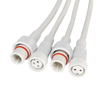 Bulk 3-Pin 2pin Waterproof RGB Connector Cable – Male/Female IP67 for LED Strips
