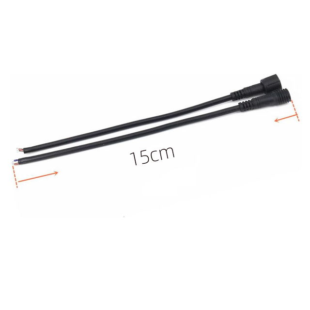 2-Pin IP67 Waterproof RGB Connector – Male/Female for LED Strips