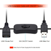 2m USB Charging Extension Cable with 303 on Off for LED