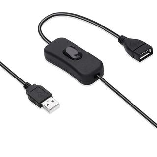 2m USB Charging Extension Cable with 303 on Off for LED