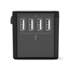 4USB 1 Type C Universal Travel Adapter Worldwide with USB C Pd Fast Charging