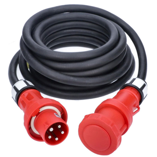 High Current Extension Cable 10 m H07RN-F 5G 32AA