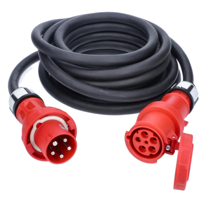 High Current Extension Cable 10 m H07RN-F 5G 32AA
