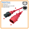 Heavy-Duty PDU Power Cord Locking C13 To C14 Power Cable
