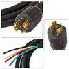  NEMA L14-30 Generator Power Cord 125/250V 30 Amp 10 Gauge 4 Wire SJTW Power Cord