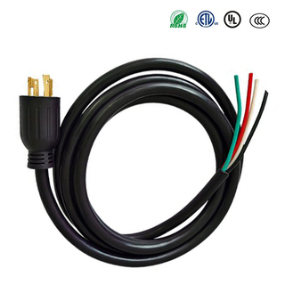  NEMA L14-30 Generator Power Cord 125/250V 30 Amp 10 Gauge 4 Wire SJTW Power Cord