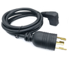 Heavy Duty Locking Power Cord L5-30P/C19 14AWG 15A 250V 6FT