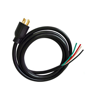 L6-30P Locking power cord SJTW 10/3 30A 250V