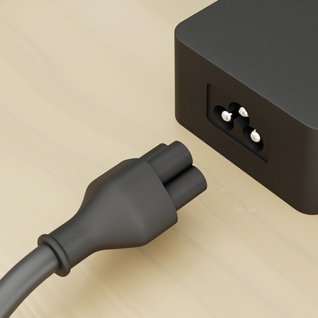 High-Quality Matte PVC 18AWG C5 Universal AC Power Cord