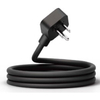 Durable Matte PVC Power Cord with NEMA 5-15P Plug for Computers & Business