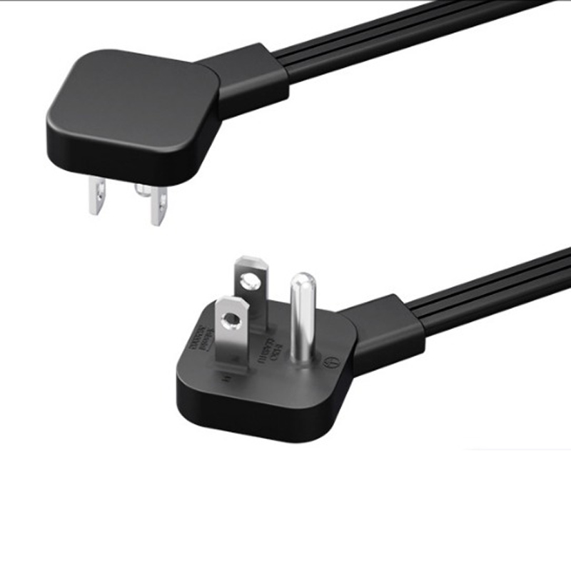 Durable Matte PVC Power Cord with NEMA 5-15P Plug for Computers & Business