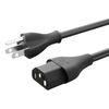 NEMA5-15P To C13 Matte Power Cord for TV Computer Pc Laptop