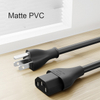 NEMA5-15P To C13 Matte Power Cord for TV Computer Pc Laptop