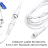 Outdoor Waterproof 3-Pin Extension Cable for 5-CCT Downlights