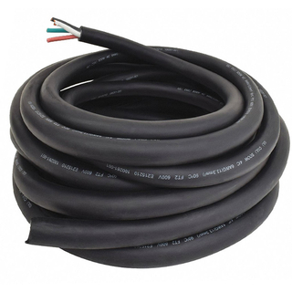 Heavy Duty 6 AWG 4 Conductor Cable - 600V SOOW Wire for Generators, Welders & EV Charging - 20ft Industrial Power Cord